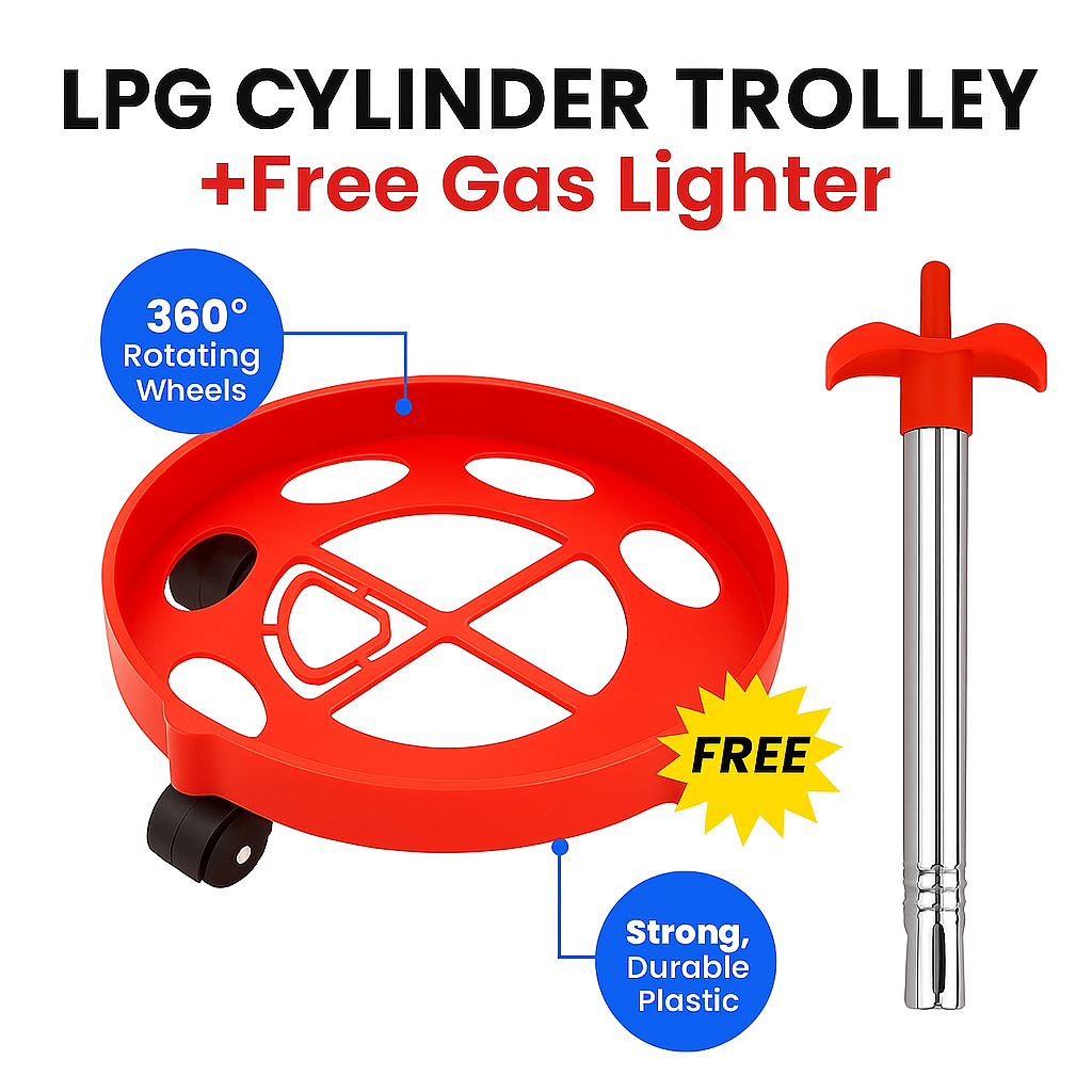 Crystal Heavy Duty LPG Gas Cylinder Trolley